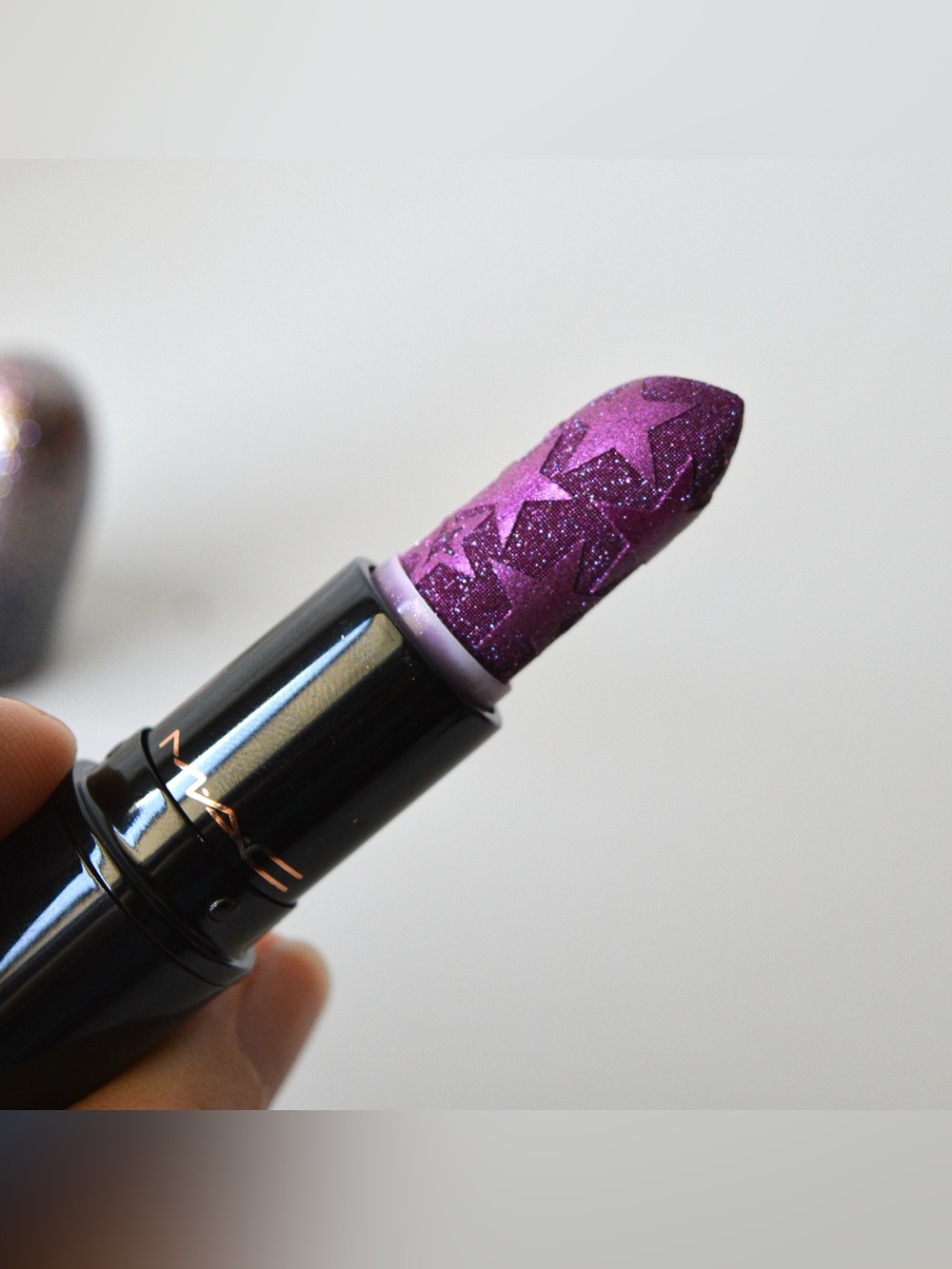 MAC Cosmetics Kiss Of Stars Lipstick *STARSTRUCK* Berry Purple Limited Edition - Picture 10 of 11